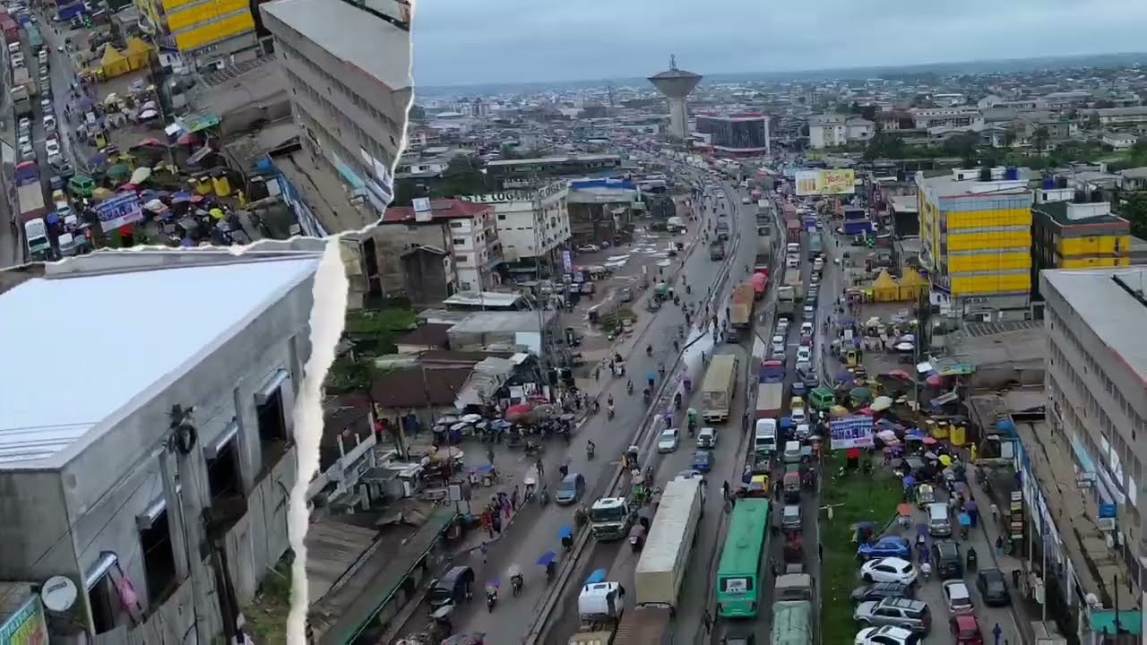 DRONE CAMEROUN DOUALA BONABERI RAIL