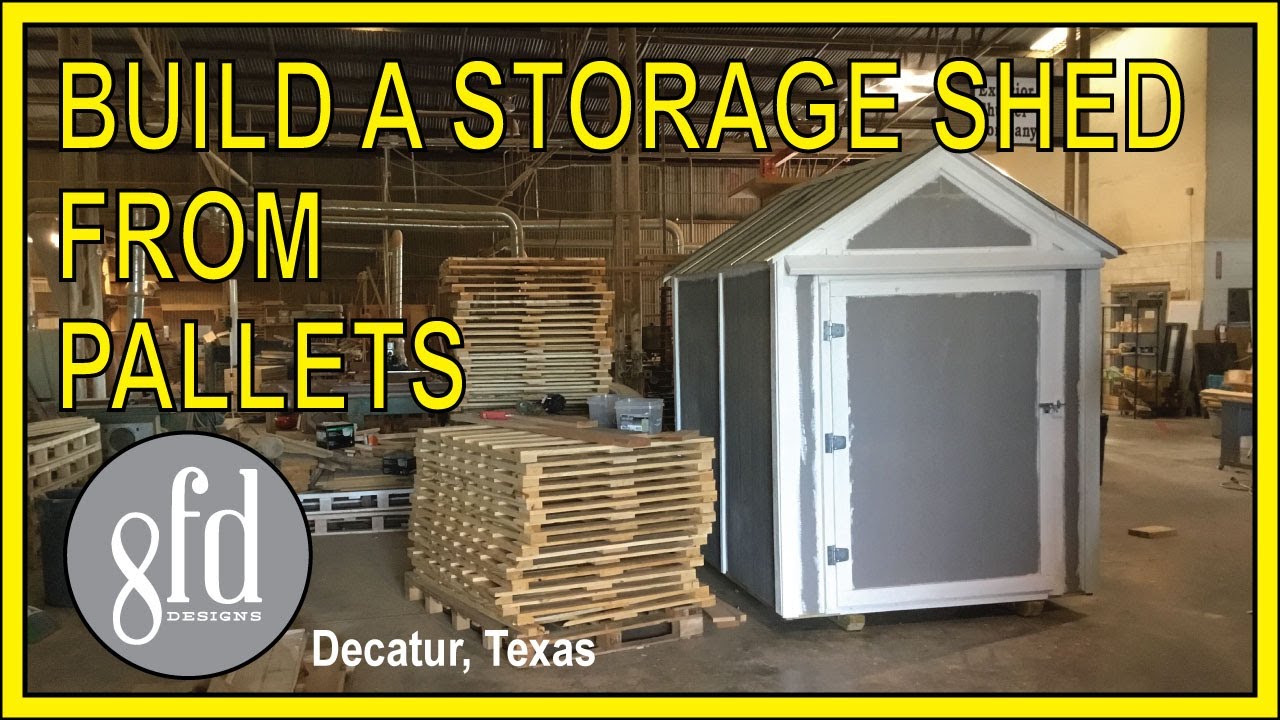 Small Pallet Shed Build - Save Big $$$
