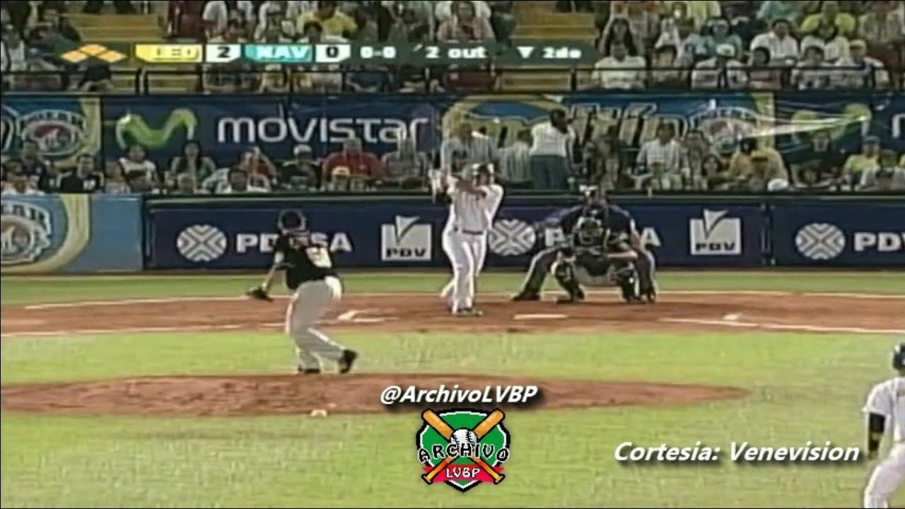 Doble Barrebases de Tomas Perez - Leones del Caracas vs Navegantes del Magallanes Temp 2006-2007