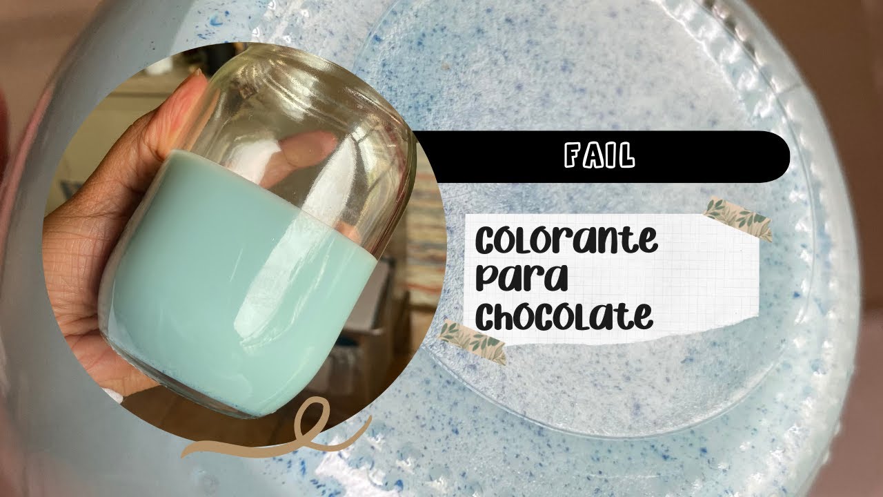 Usamos colorante para chocolates|Hagamos una vela|