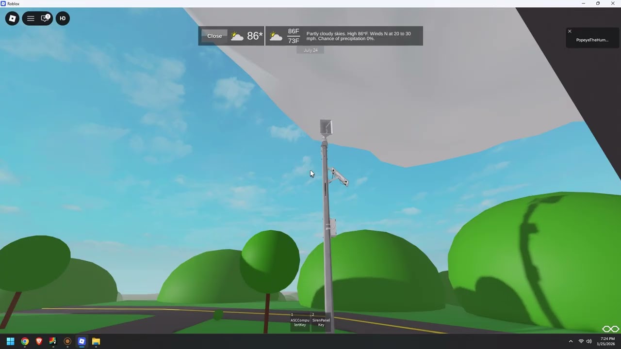 Roblox O.W.S. 2x Alert Test In Columbus OH On Franklin County, Delaware County and Fairfield County
