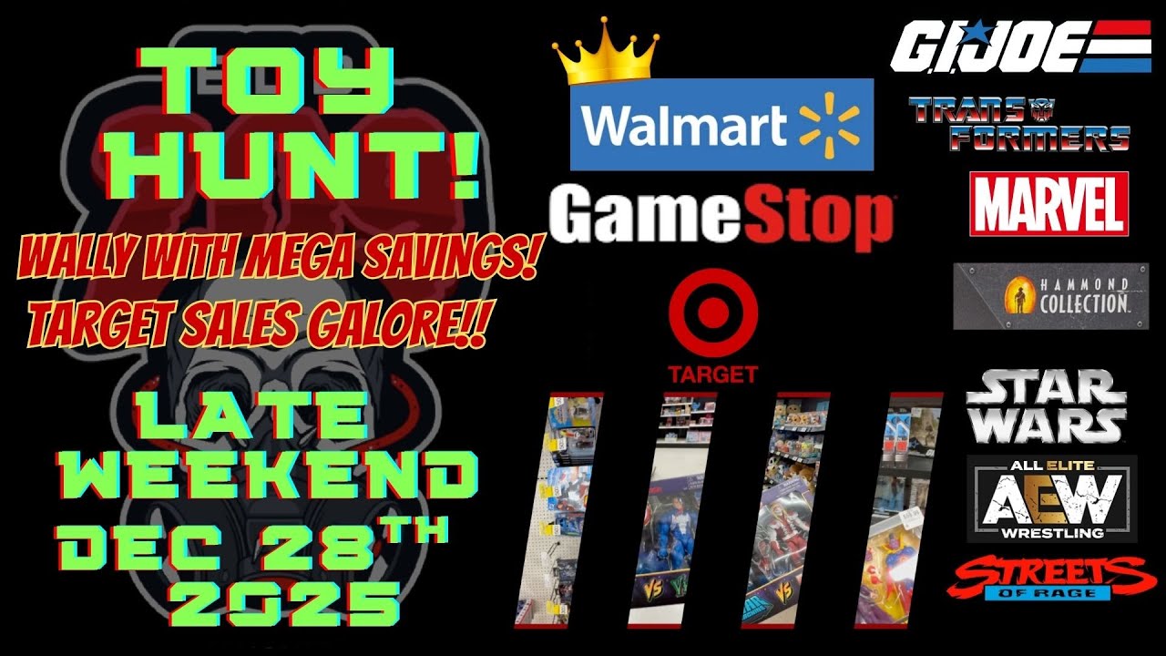 Поиск игрушек и новых фигурок! 28 декабря в Wally! Огромные скидки! Распродажи в Target!