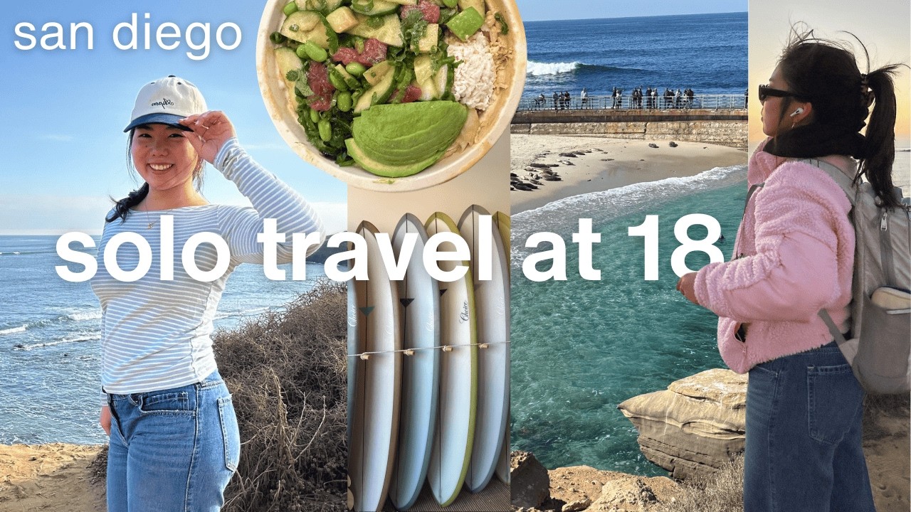 SOLO TRAVELING at 18 | alone in san diego