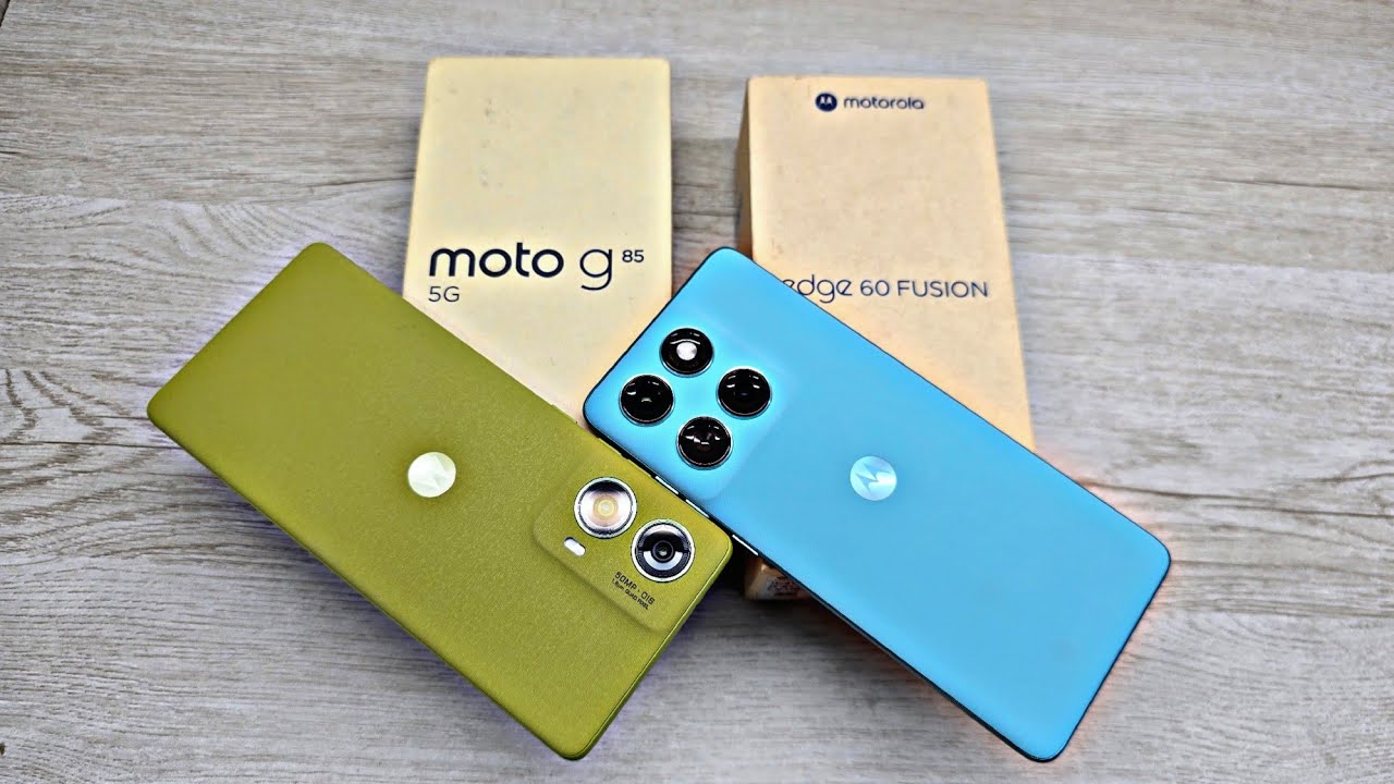 Moto Edge 60 Fusion 5G vs Moto G85 5G - Which Should You Buy ?