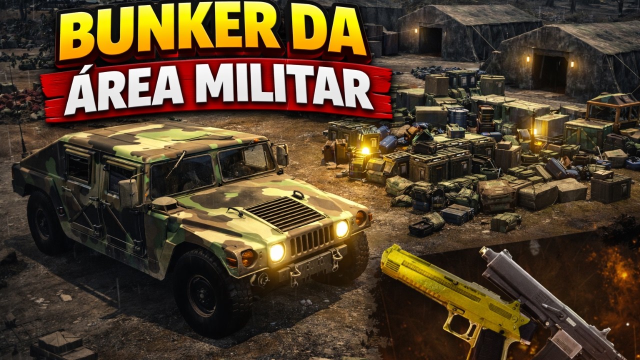 Localização do Bunker da Área Militar + MUITO LOOT | HumanitZ