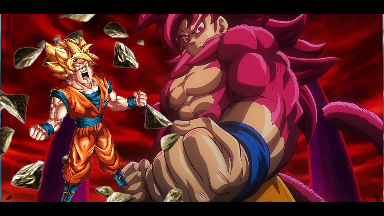 (Hero - Flow) SSJ4 DAIMA GOKU vs Gomah