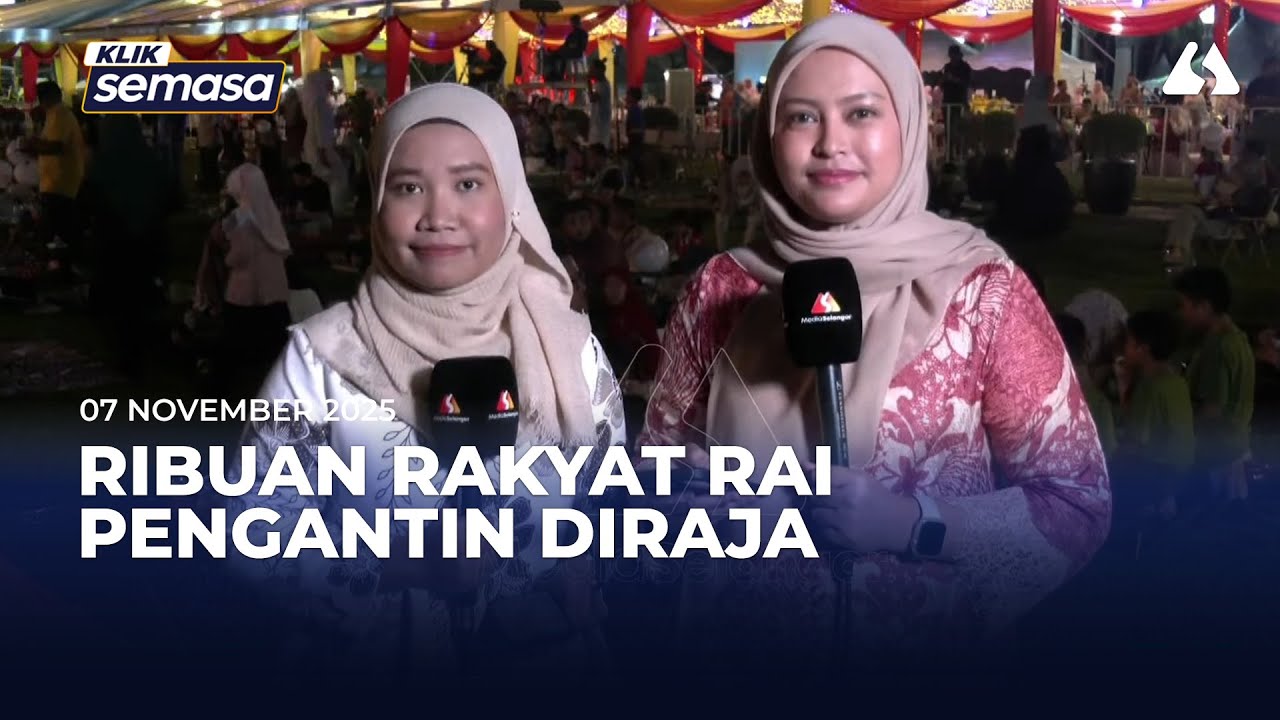 Ribuan rakyat rai Santunan Kasih Pengantin Diraja