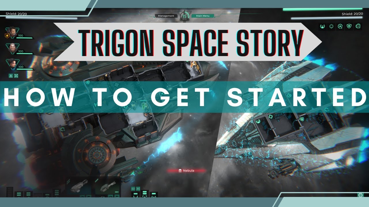 How To Get Started In Trigon Space Story -  Full Game Walkthrough  + Commentary