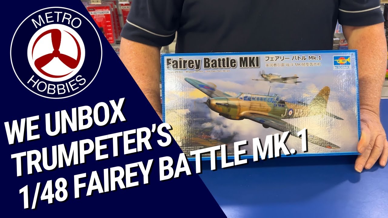 We Unbox Trumpeter 1/48 Fairey Battle Mk1! | Model Kits News