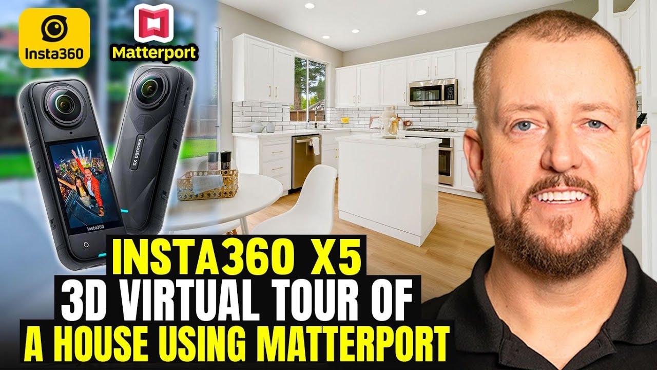 Insta360 X5 + приложение Matterport Сканирование дома — полная демонстрация 3D-тура