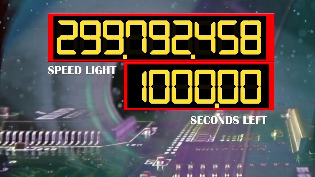 BCG 1,000 Seconds Countdown (299,792,458 m/s Light Speed) Remix M.Strikers Charged The Wasteland