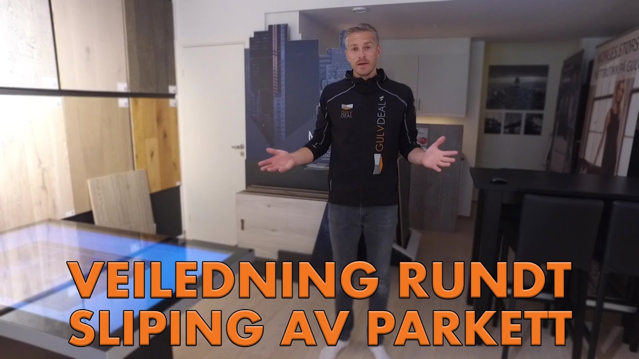 Sliping av parkettgulv