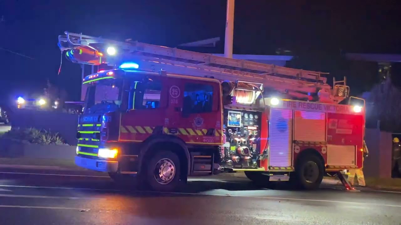 FRV/VICPOL/AV/Second alarm housefire- Mentone ￼