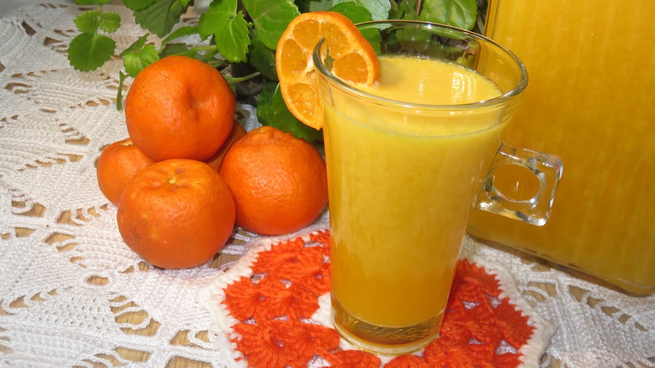 عندك مندرين !؟🍊 حضري اروع و الذ عصير  بسيط و سهل تحضير  متشبعوش منوا 😋