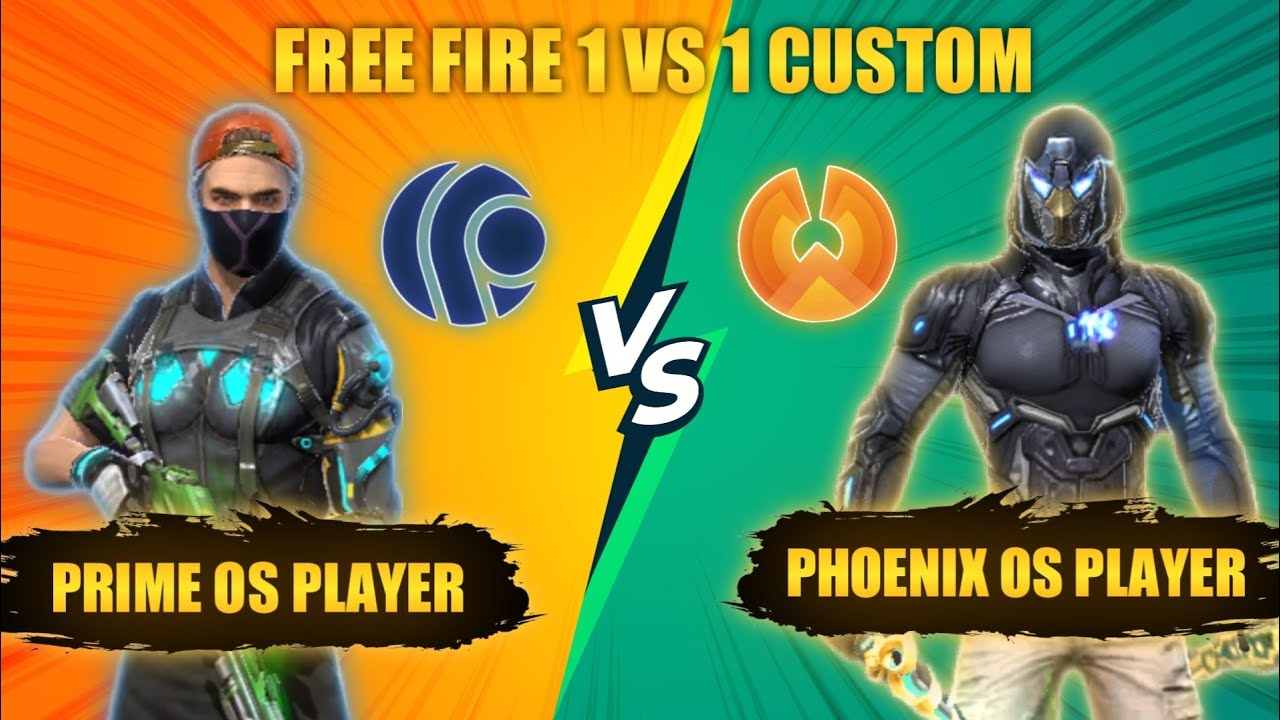 Prime Os Vs Phoenix Os Free Fire 1 Vs 1 Custom 🔥 | Prime Os Free Fire Vs Phoenix Os Free Fire