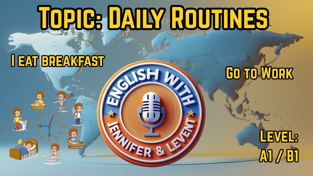 Daily Routines. . #slowenglish #english #esl