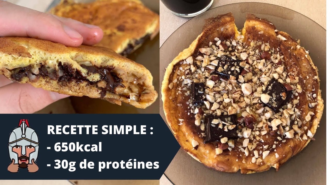 Recette Prise de Masse : L'Omelette Sucrée (650kcal-30g de protéines) 👨‍🍳
