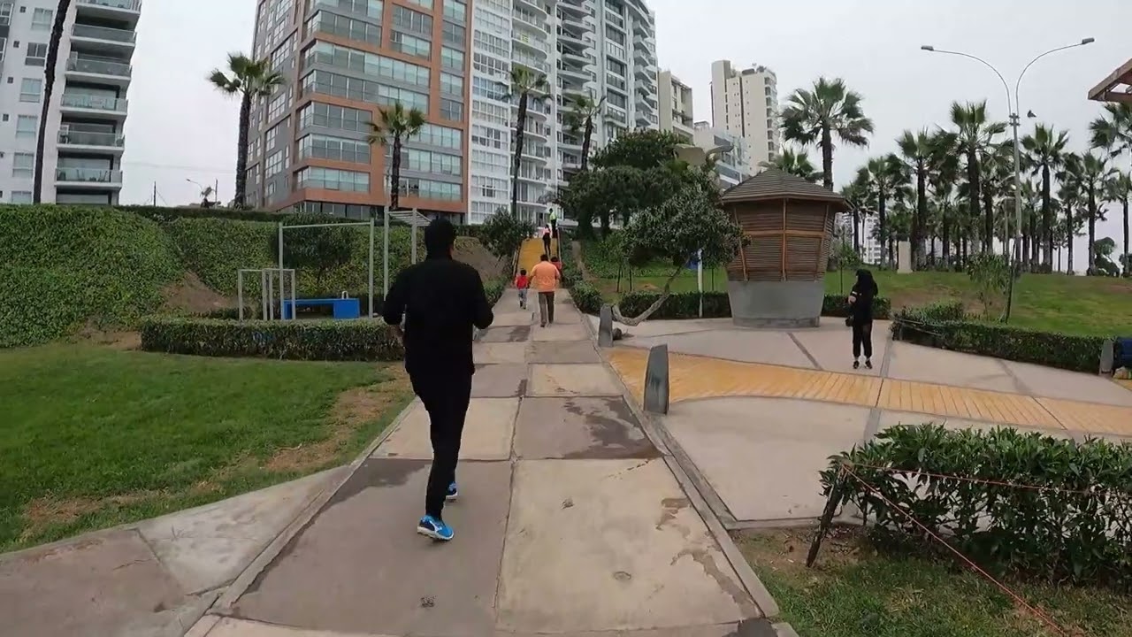 🌄 MALECON DE SAN ISIDRO 4 - (Parque Mar&iacute;a Reiche) LIMA PERU 🇵🇪