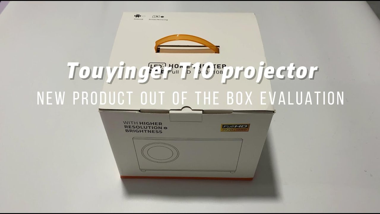 T10 projector evaluation 1080P 7200 lumens, suitable for Christmas gifts and New Year gifts