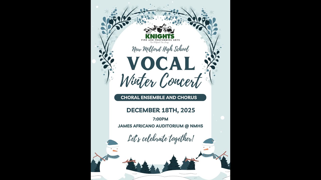 NMHS Vocal Winter Concert 2025