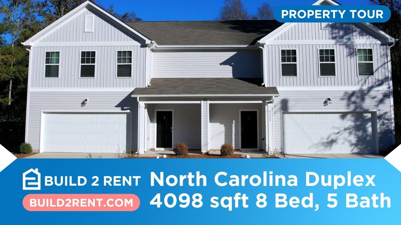 Build 2 Rent Duplex in Charlotte, North Carolina | New Construction Turnkey Rental (Build2Rent.com)