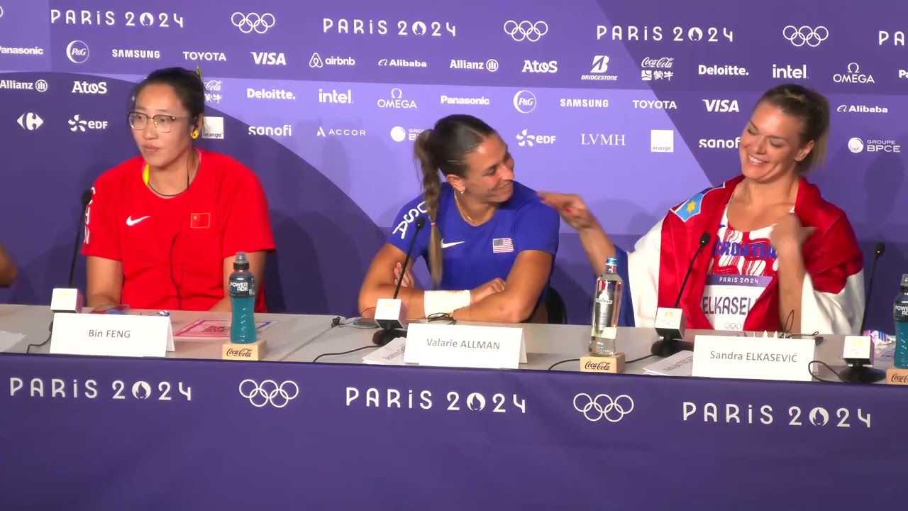 Valarie Allman Wins Discus Gold For USA [Press Conference]