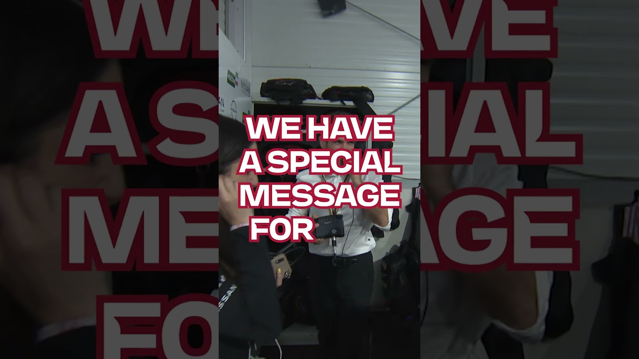 A special message for the World Champion ❤️ | #FormulaE #Shorts