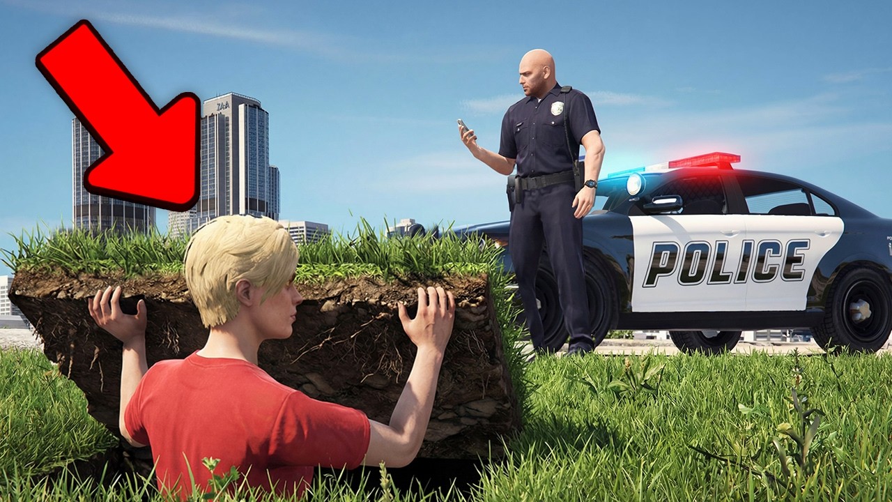 Построил СЕКРЕТНЫЕ ЛОКАЦИИ против КОПОВ в GTA 5 RP