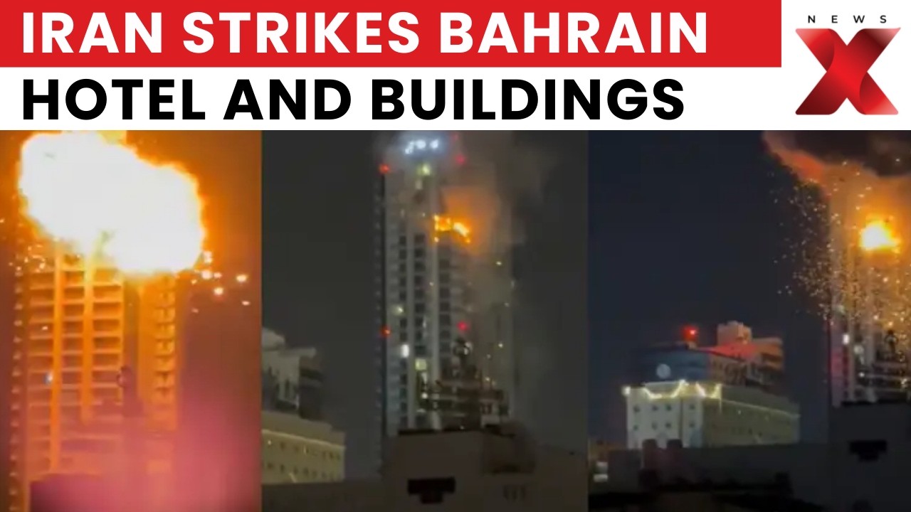 Iranian Strikes Hit Bahrain as Part of Retaliation; Hotel and Residential Sites Damaged | NewsX