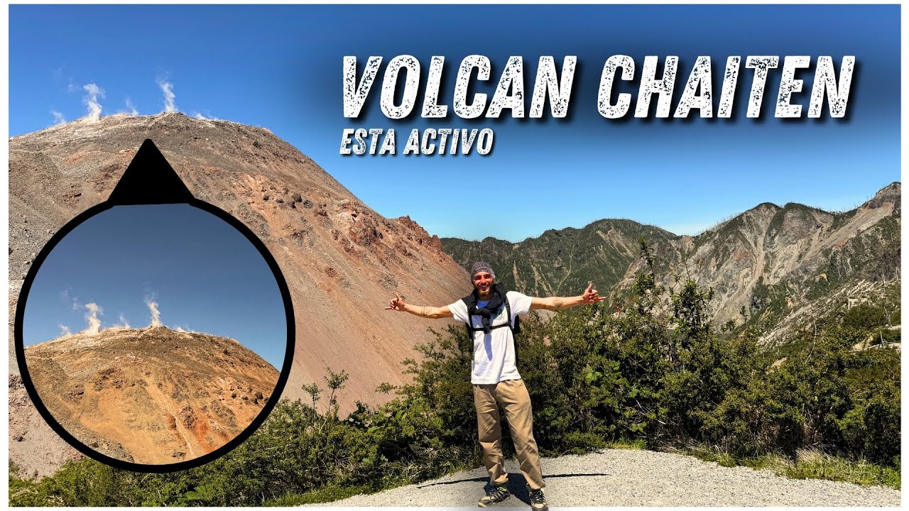 SUBI un VOLCAN ACTIVO que ARRAZÓ CIUDAD ENTERA / CHAITEN  | USHUAIA a ALASKA en 110cc | Cap.14