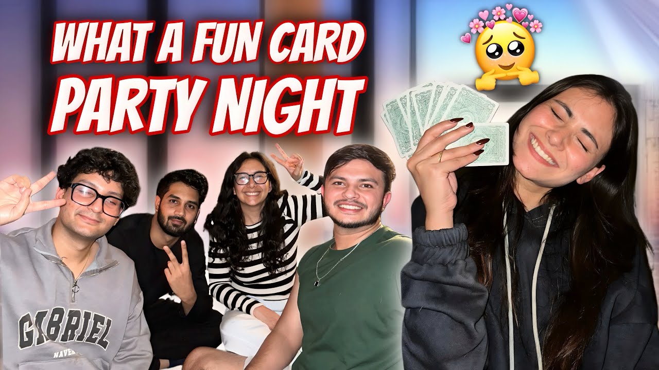 What a fun card party night😍