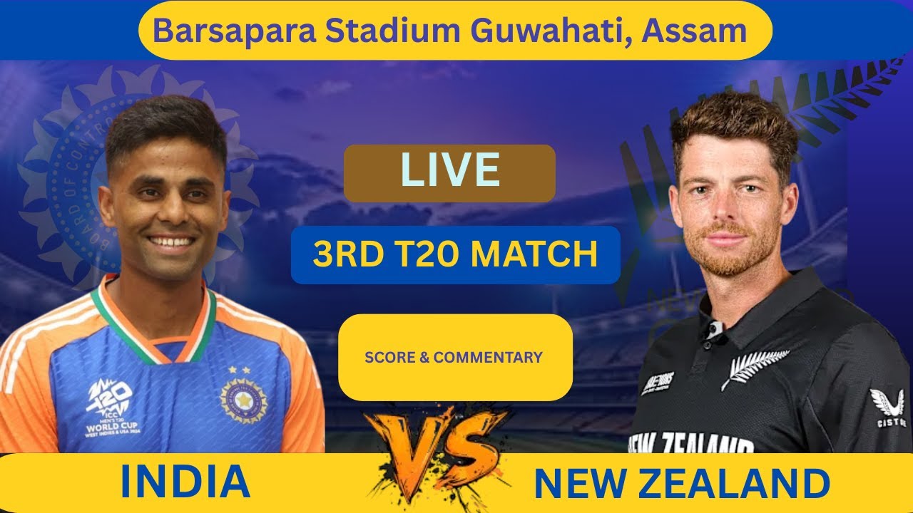 🔴india vs new zealand 3rd t20 | nz vs ind  hindi commentary | live cricket score