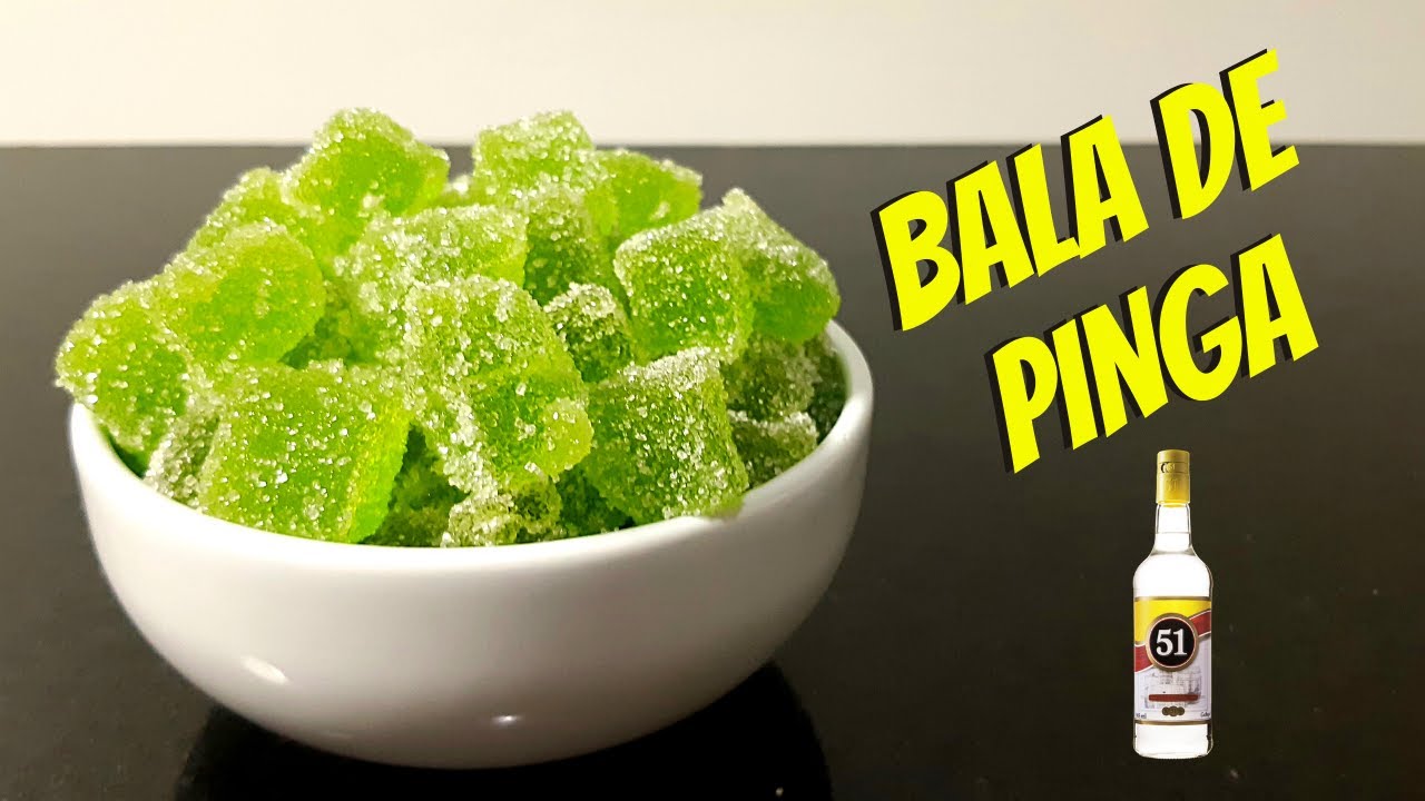 BALA DE PINGA | GELEINHA DE CACHAÇA | SUPER FÁCIL