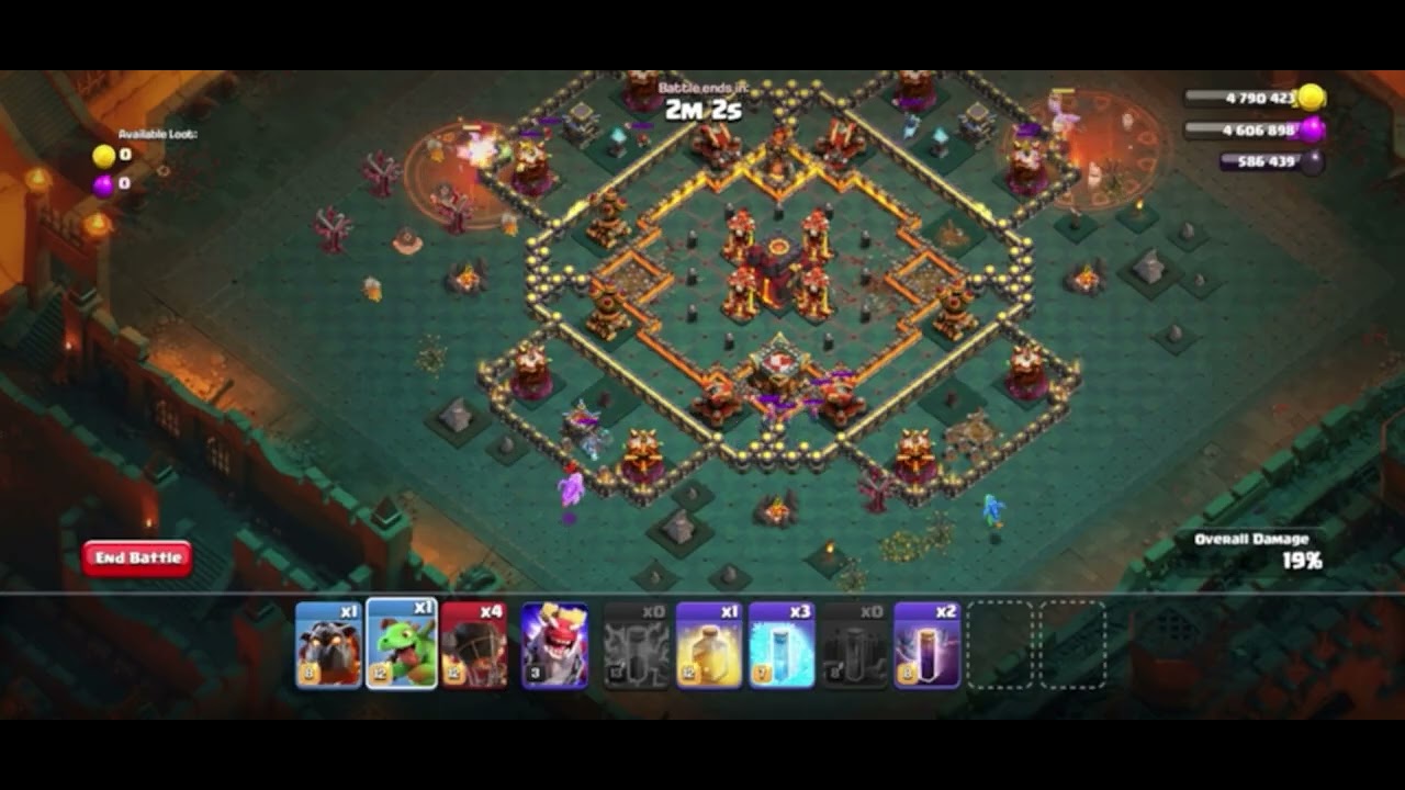 clash of clans Dragon escape challenge 1 level  