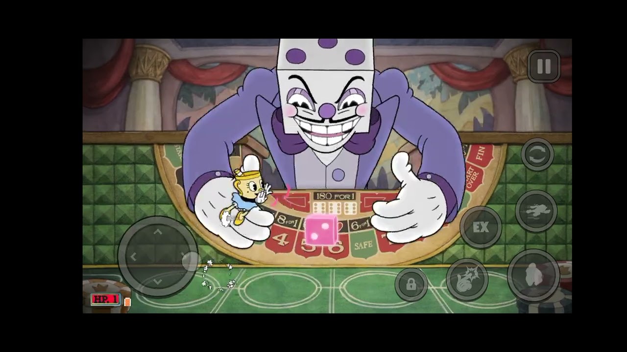 Moon and Cuphead playing Mugman world.