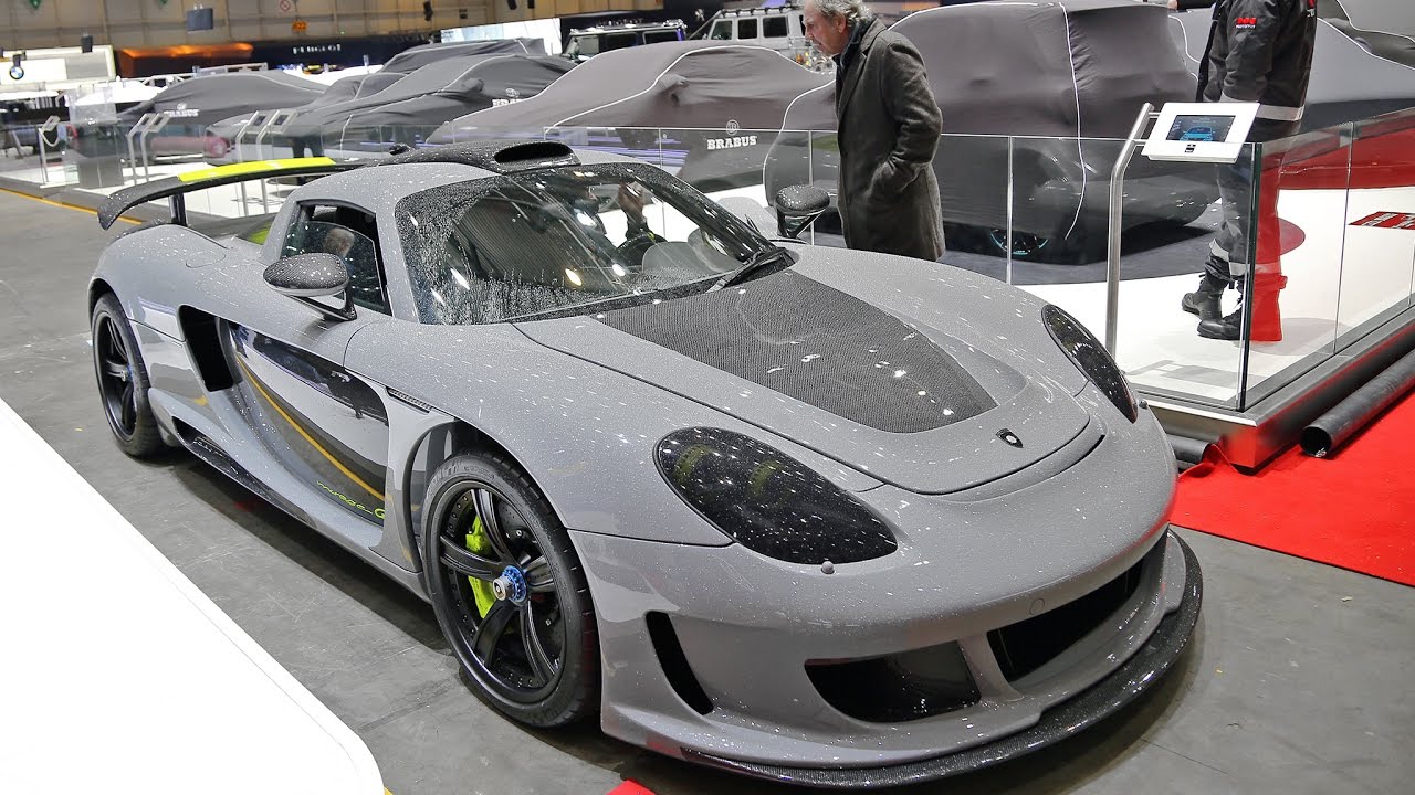 Porsche Carrera GT Gemballa Mirage GT - Driving & Loud Sound