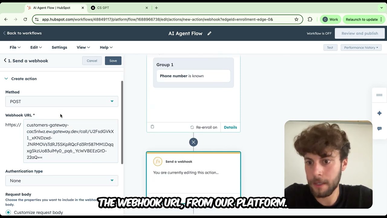 Connect AI Agents to Your HubSpot Workflow (in 5 Minutes!)