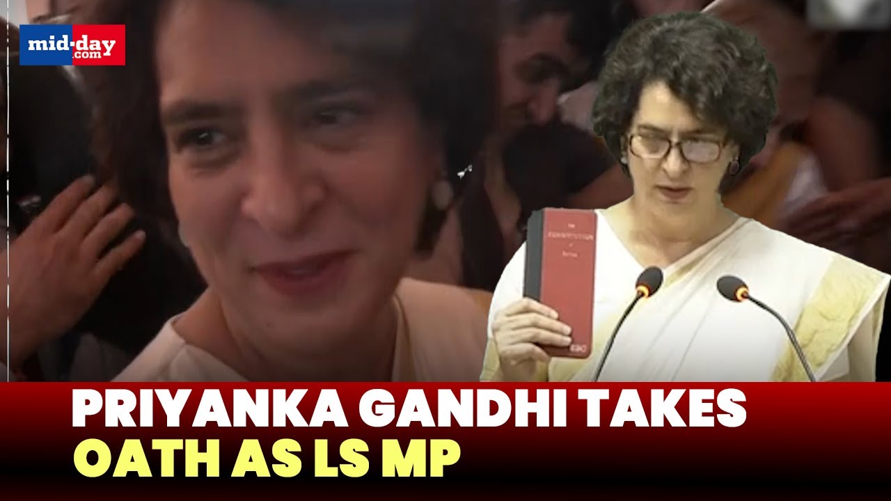 Priyanka Gandhi sworn in as Lok Sabha MP from Wayanad - Watch video