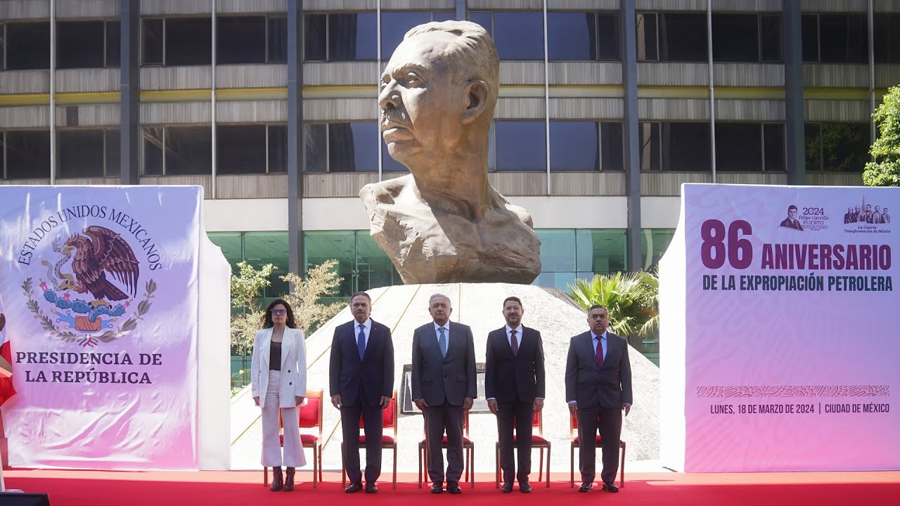 86 Aniversario de la Expropiación Petrolera, desde Ciudad de México