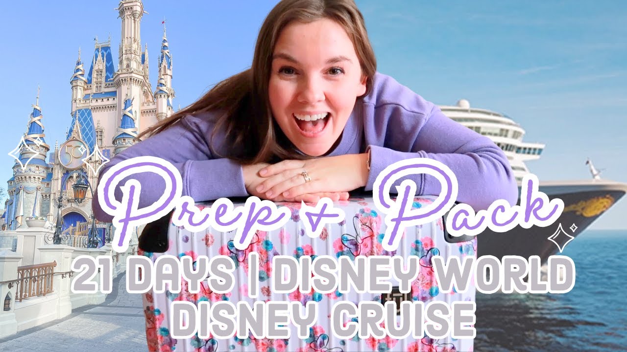 Packing for 3 WEEKS at Disney! | Prep and Pack With Me for Disney World
