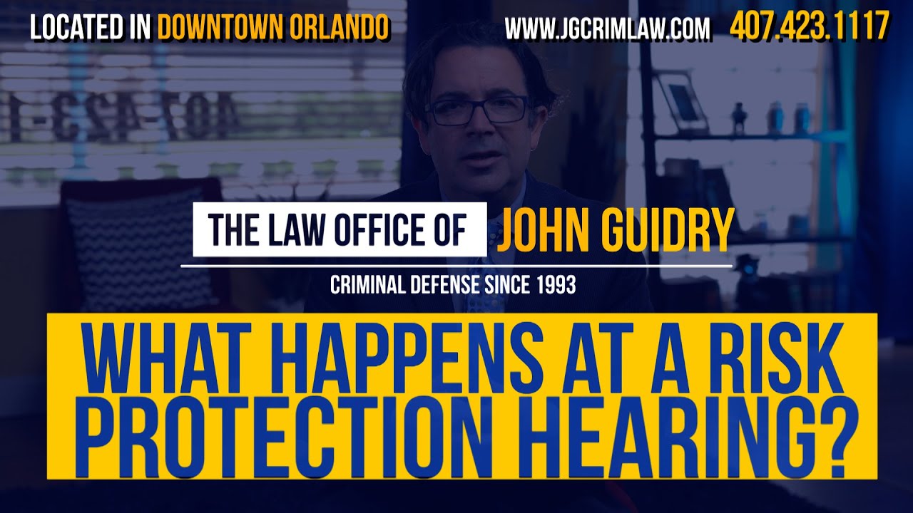 What Happens at a Risk Protection Order Hearing?