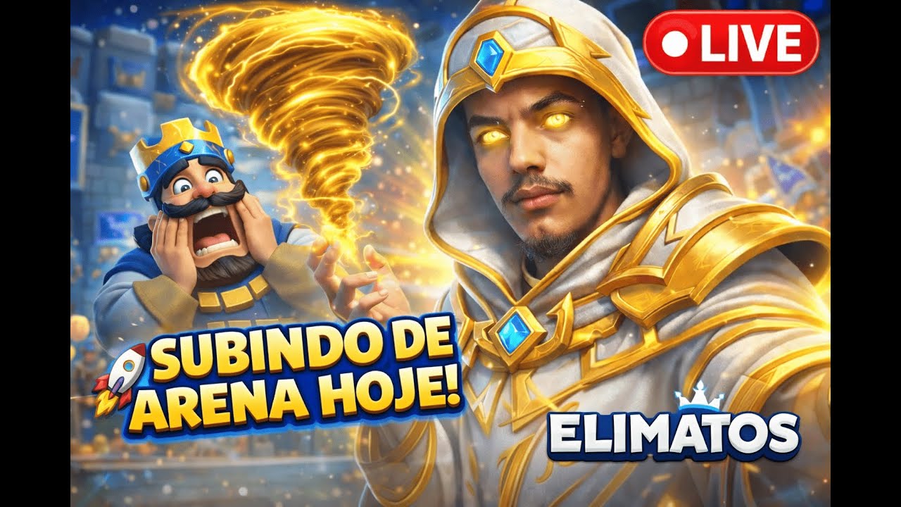 🔥 AO VIVO AGORA: X1 COM A GALERA DA LIVE 😱 Vem Me Desafiar no Clash Royale 🏆🔥#clashroyale