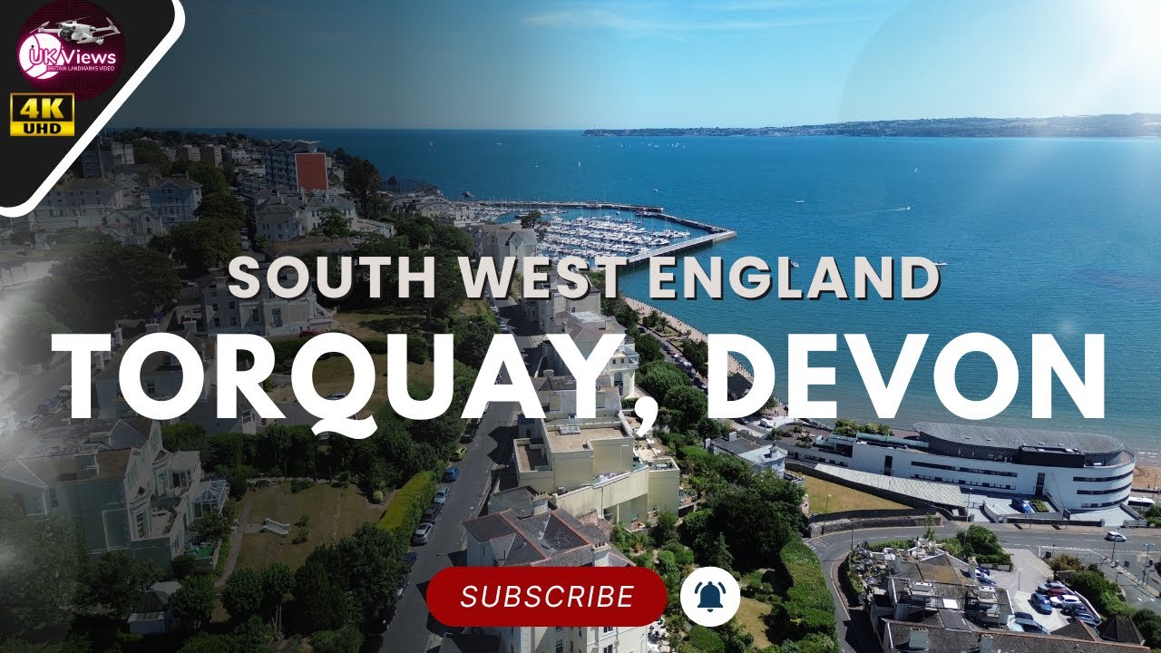 Drone Footage of Torquay, Devon, South West England | UK 🇬🇧