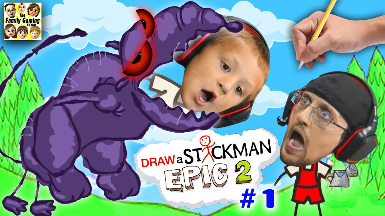 Нарисовать StickMan EPIC 2 🚸 Гигантские крысы Чейз (FGTEEV Воображение Глава 1 Геймплей)