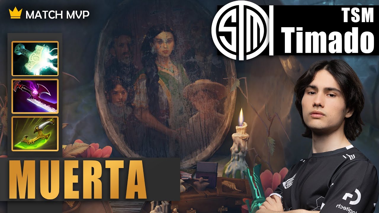 Muerta Safelane | TSM.Timado | HE TRIED HIS BEST SO LEAVE HIM ALONE OK? | 7.34c Gameplay Highlights