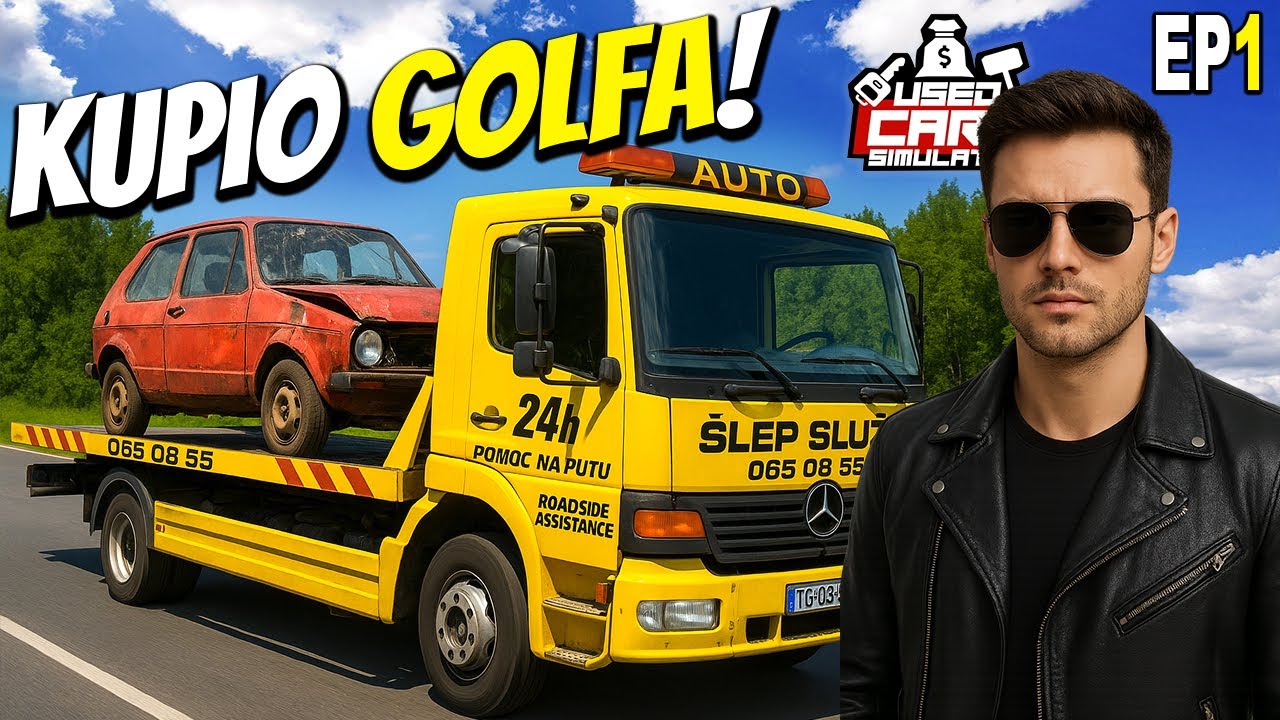KUPIO SLUPANOG GOLFA 1 & KRADENOG PUNTA! *Used Cars Simulator* EP1