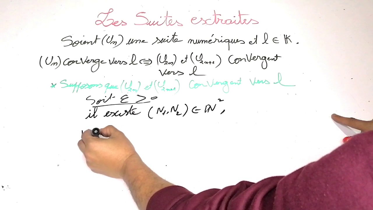 suites numériques: les suites extraites partie 2
