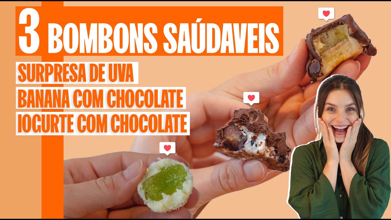 3 RECEITAS DE BOMBOM FIT RÁPIDO E FÁCIL PARA A PÁSCOA