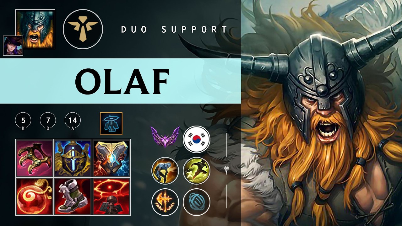 Olaf Support vs Nautilus - KR Master Patch 26.03