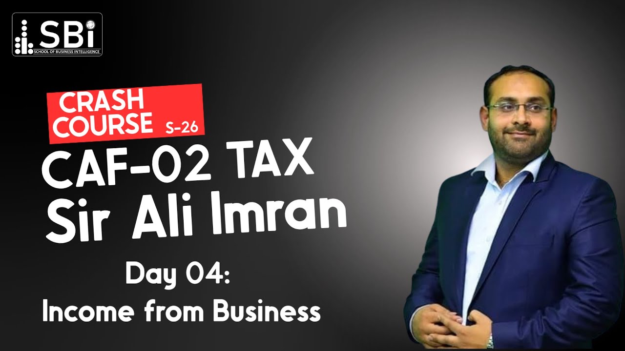 SBI-SPR-26 CAF-02 TXP (CRASH COURSE) BY SIR ALI IMRAN (DAY 4)(29 JAN)